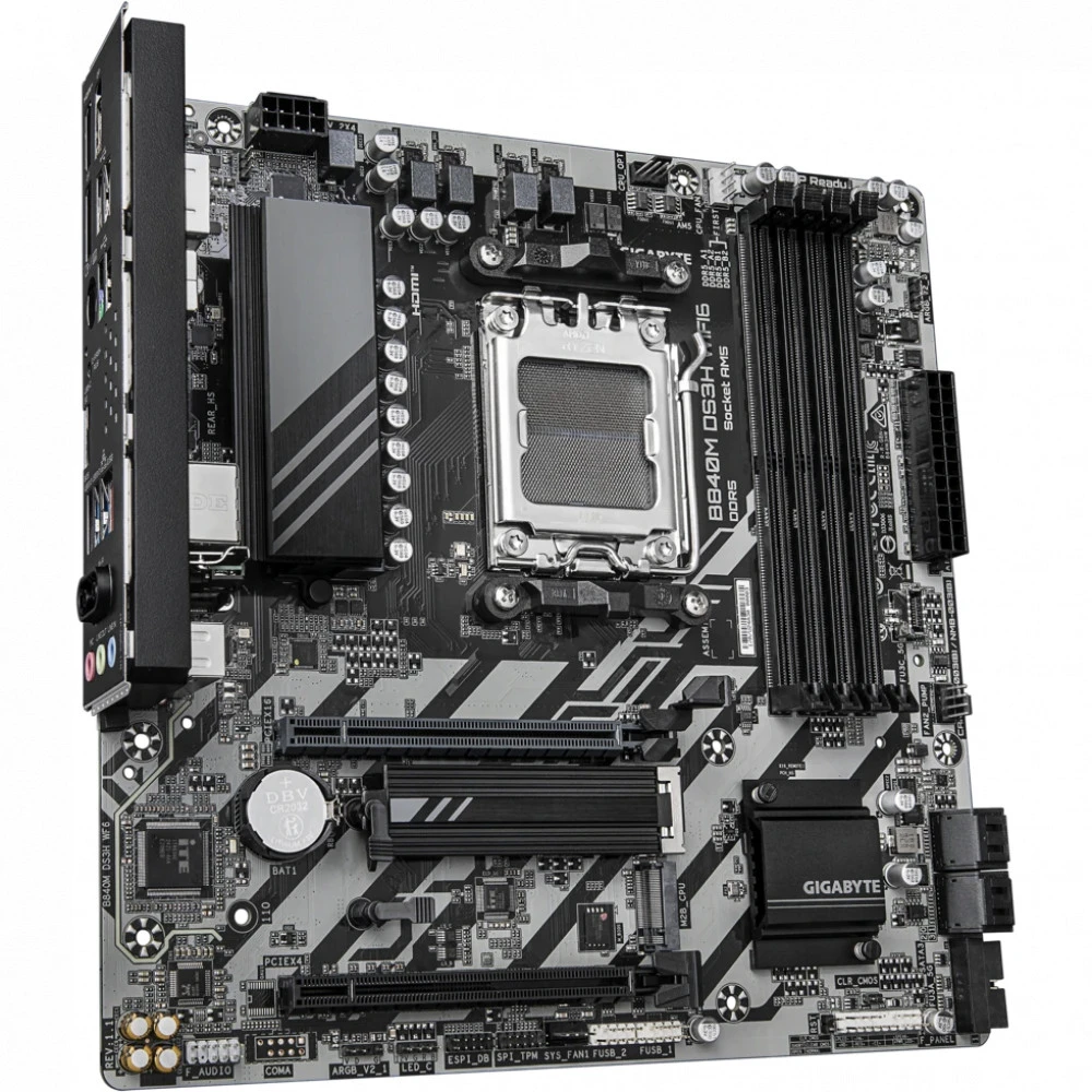 Материнская плата Gigabyte B840M DS3H WIFI6 (REV 1.1) Micro-ATX, AMD AM5