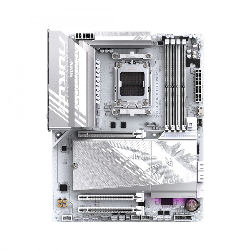 Материнская плата Gigabyte B850 AORUS ELITE WF7 ICE B850 AORUS ELITE WF7 ICE (REV 1.0)/(REV 1.1) ATX, AMD AM5