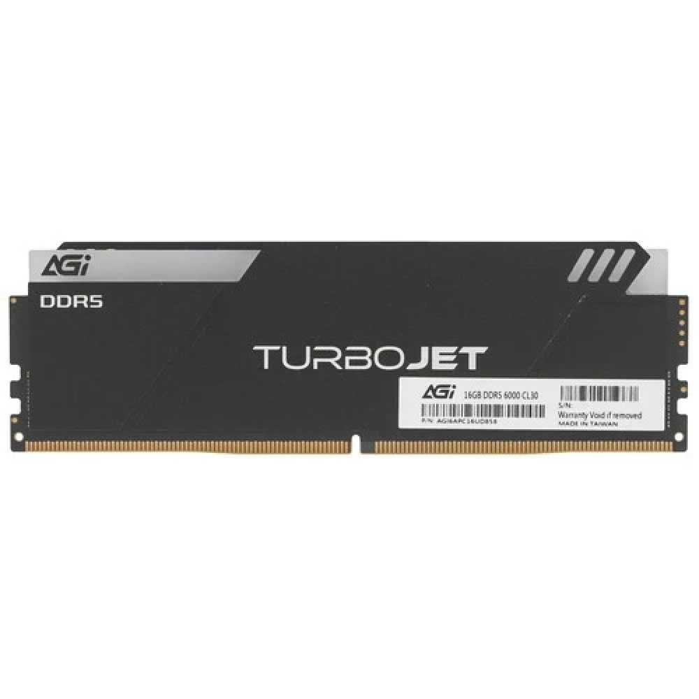 ОЗУ AGI TurboJet RGB AGI6APC16UD858-SR DIMM, DDR5, 16 Гб, 6000 МГц