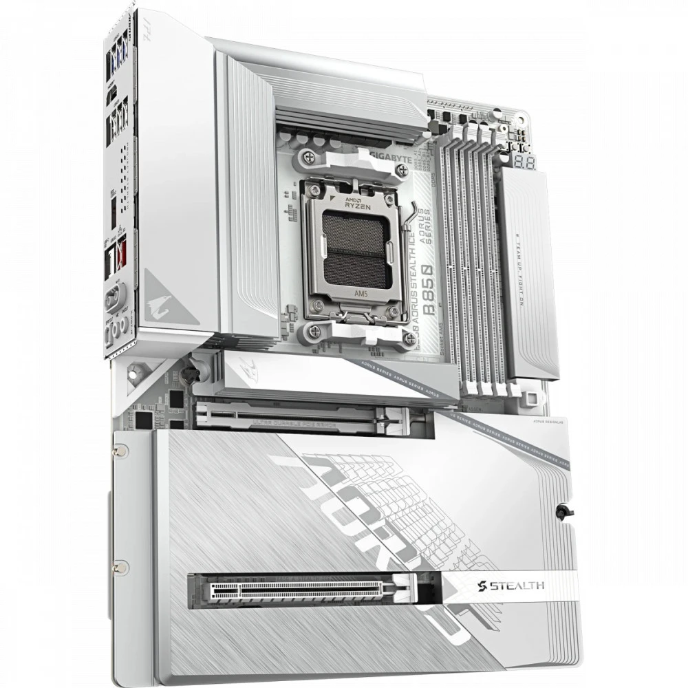 Материнская плата Gigabyte B850 AORUS STEALTH ICE (REV 1.0) ATX, AMD AM5