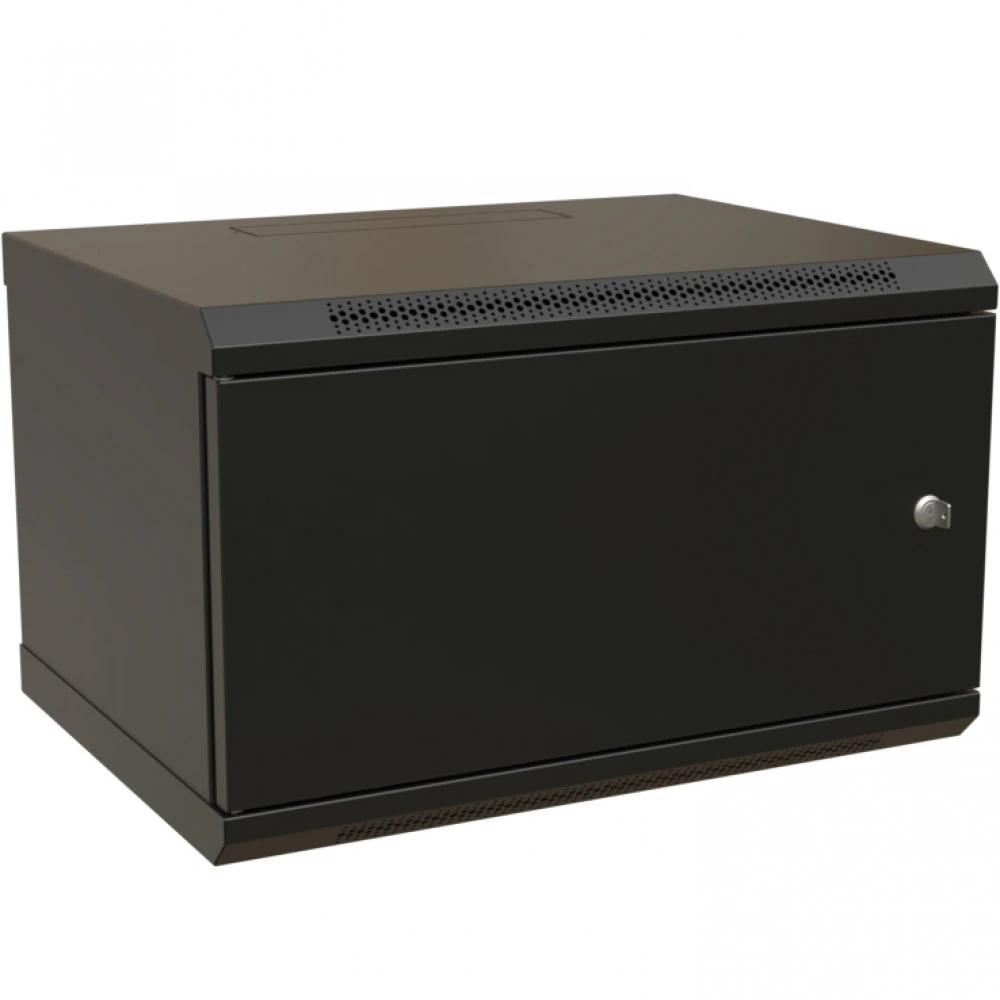 Серверный шкаф WRline настенный 19-дюймовый 6U 367x600х600 мм WR-TW-0666-SR-RAL9004