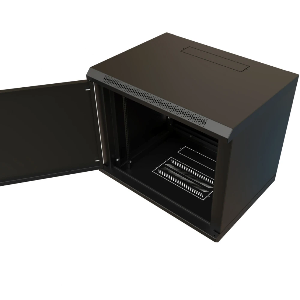 Серверный шкаф WRline настенный 19-дюймовый 15U 775x600х450 мм WR-TW-1545-SR-RAL9004