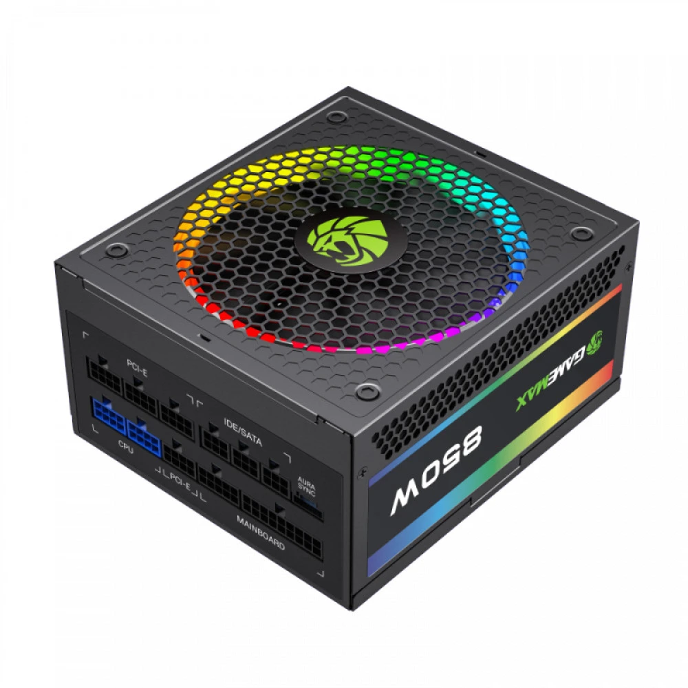 Блок питания GameMax RGB-SMART 850 PRO 850 Вт, 80+ Gold