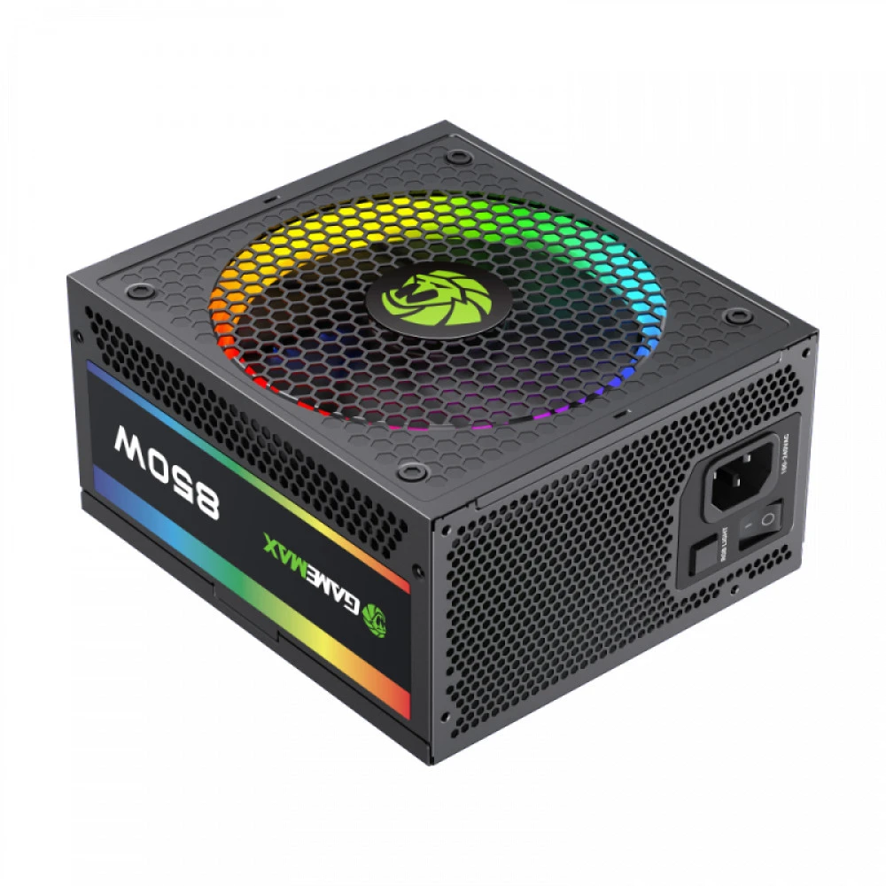 Блок питания GameMax RGB-SMART 850 PRO 850 Вт, 80+ Gold
