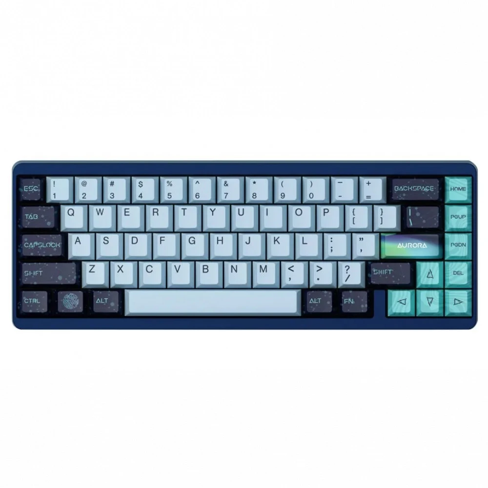 Клавиатура Varmilo Aurora Muse 65, Gateron Varmilo Magnet White, Wired, Gaming, Blue 686006 Проводная, USB