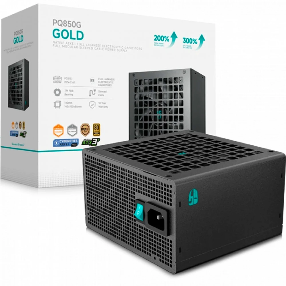 Блок питания Deepcool GamerStorm PQ850G R-PQ850G-FD0B-WGEU-V1 850 Вт, 80+ Gold