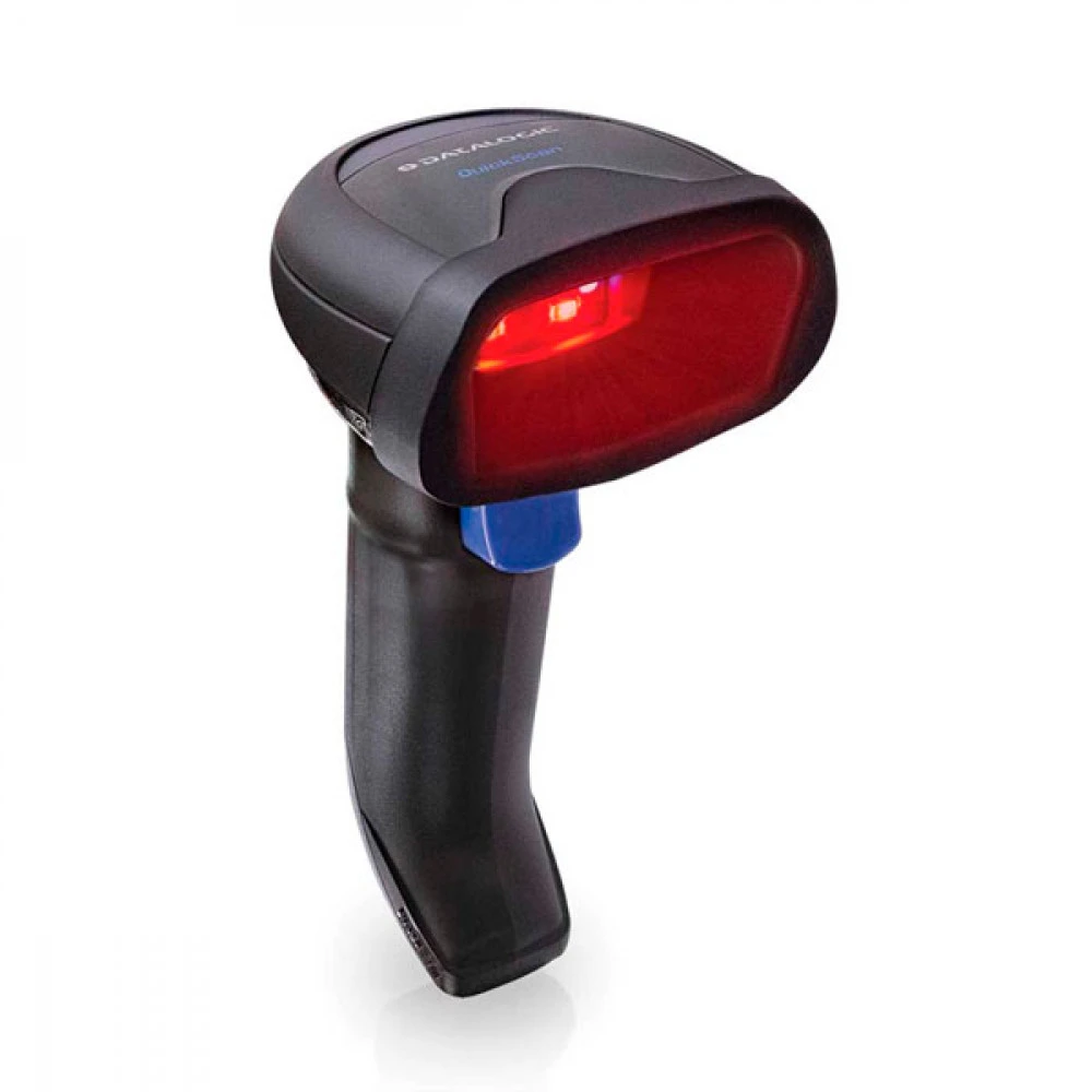 Сканер штрихкода Datalogic QuickScan I QBT2500 QBT2500-BK-BTK1 Ручной беспроводной, 2D, USB, Bluetooth, Черный, С подставкой