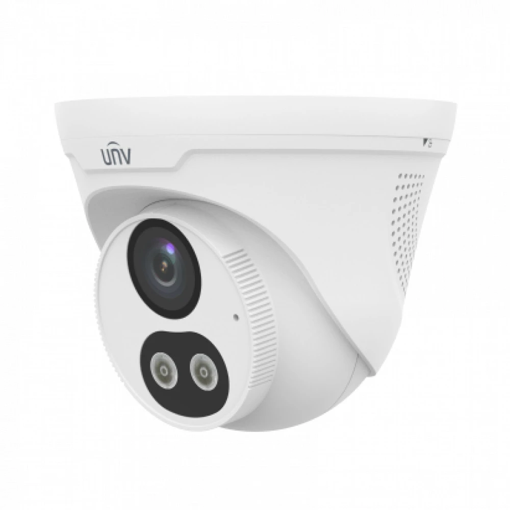 IP видеокамера UNIVIEW IPC3612LE-ADF28KC-DL Сферическая, Уличная, Проводная, 2.8 мм, 1/2.8", 2 Мп ~ 1920×1080 Full HD