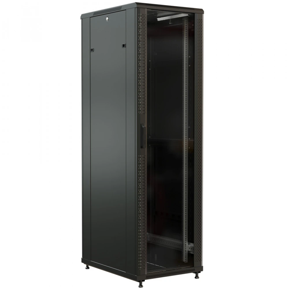 Серверный шкаф WRline Шкаф напольный 19-дюймовый 22U 1166x600х800 мм (ВхШхГ) WR-TT-2268-AS-RAL9004