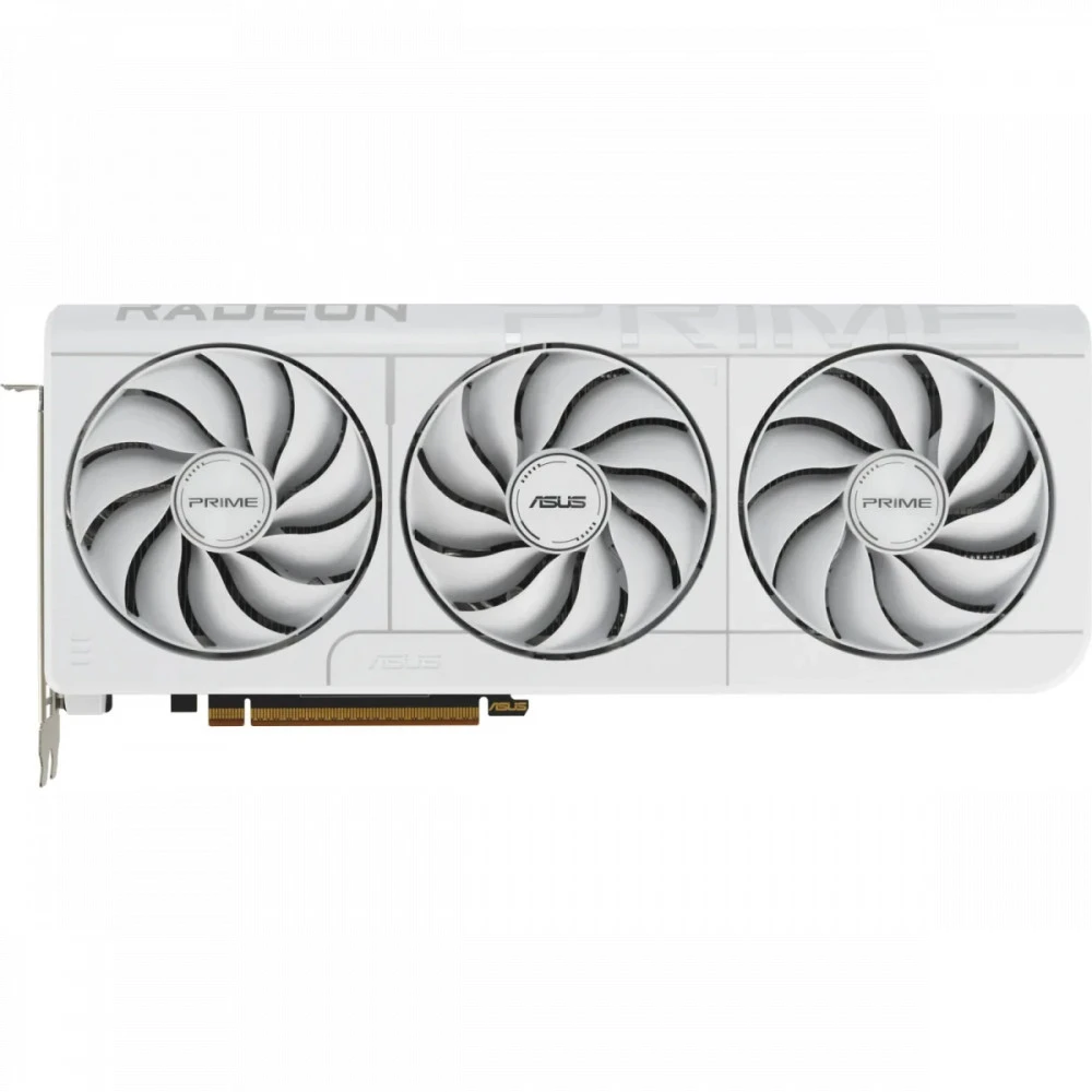Видеокарта Asus Radeon RX 9070 XT OC PRIME-RX9070XT-O16G-WHITE 16 ГБ