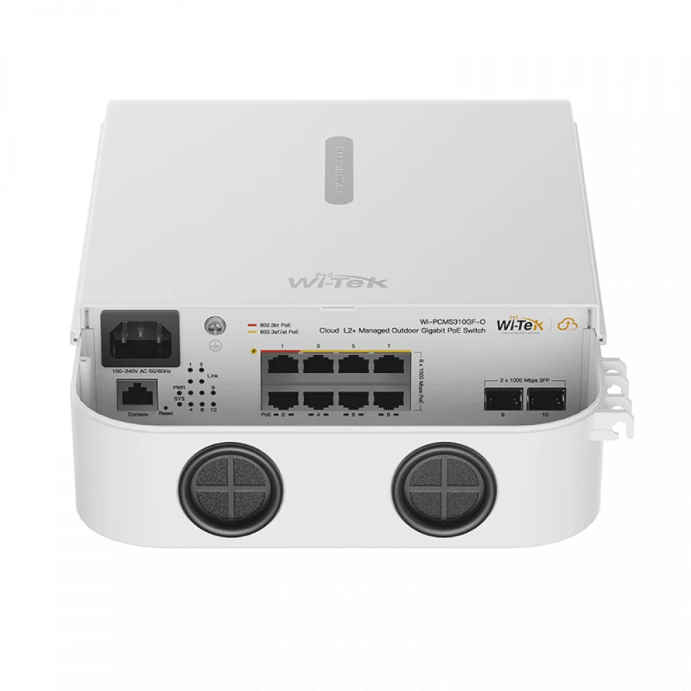 Коммутатор Wi-Tek WI-PCMS310GF-O V2 1000 Base-T (1000 мбит/с), 2 SFP порта