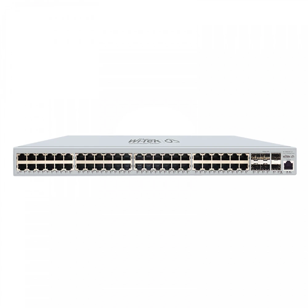 Коммутатор Wi-Tek WI-CMS554F-L3 1000 Base-T (1000 мбит/с), 6 SFP портов