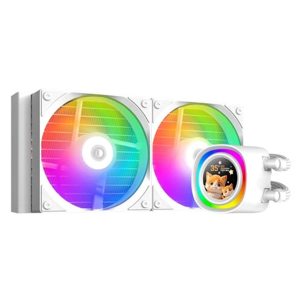 Система охлаждения ID-Cooling ID-CPU-FX240 LCD ID-CPU-FX240 LCD WHITE Для процессора