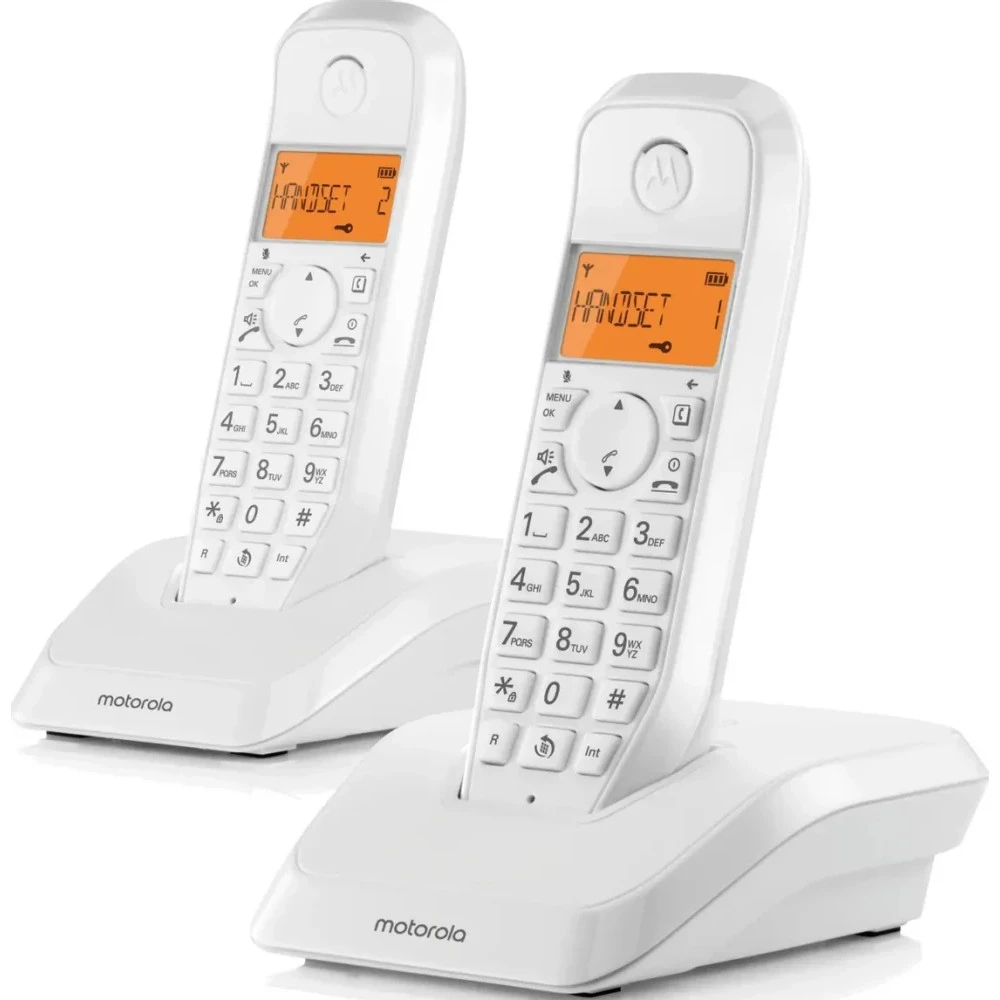 Аналоговый телефон Motorola S1202 White 107S1202WHITE