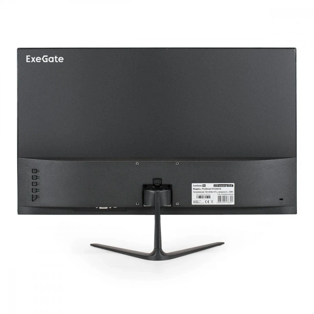 Монитор ExeGate ProSmart EV2407A EX294344RUS 23.8 ", VA, Full HD 1920x1080 (16:9), 75 Гц