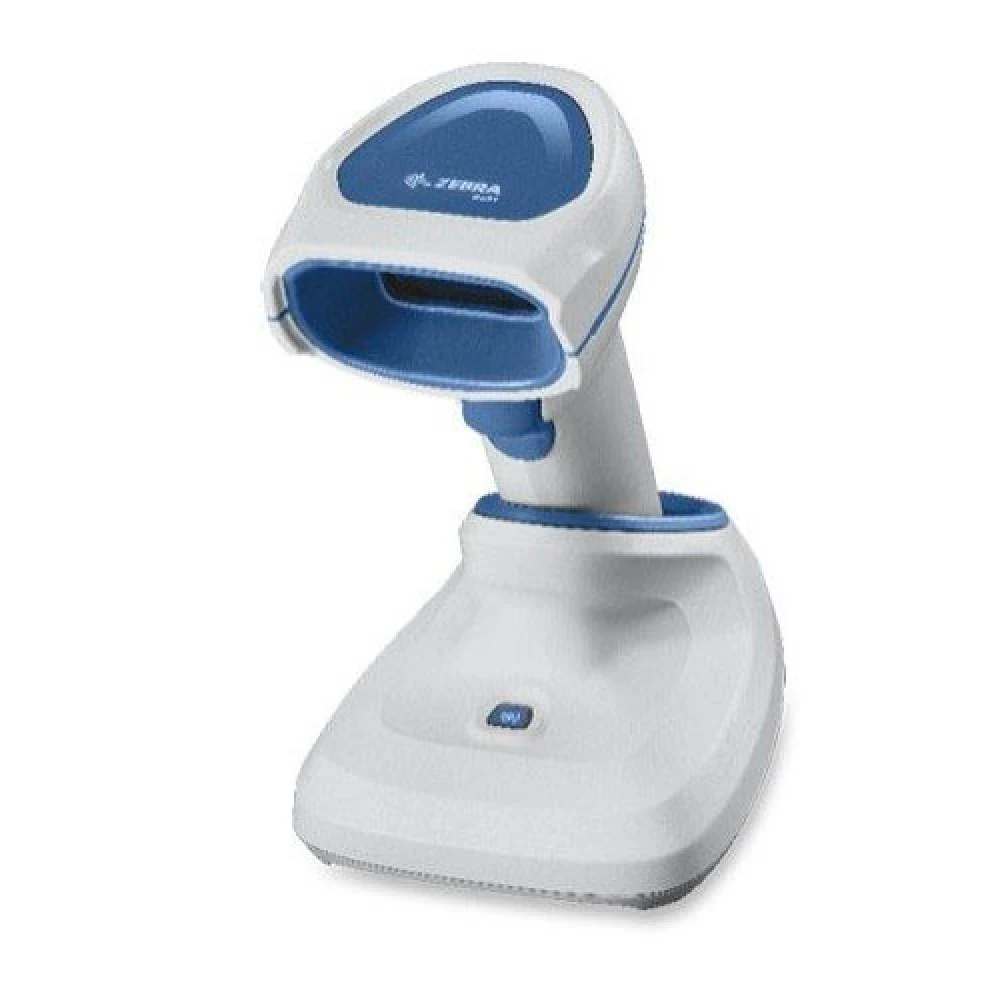 Сканер штрихкода Zebra DS8178-HCMF00BVMWW Ручной беспроводной, 2D, USB, Com (RS232), Белый, С подставкой