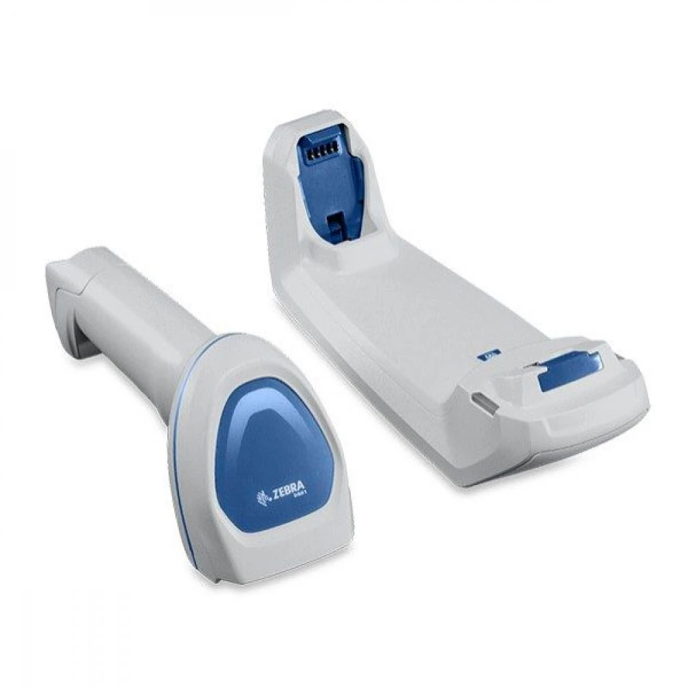 Сканер штрихкода Zebra DS8178-HCMF00BVMWW Ручной беспроводной, 2D, USB, Com (RS232), Белый, С подставкой