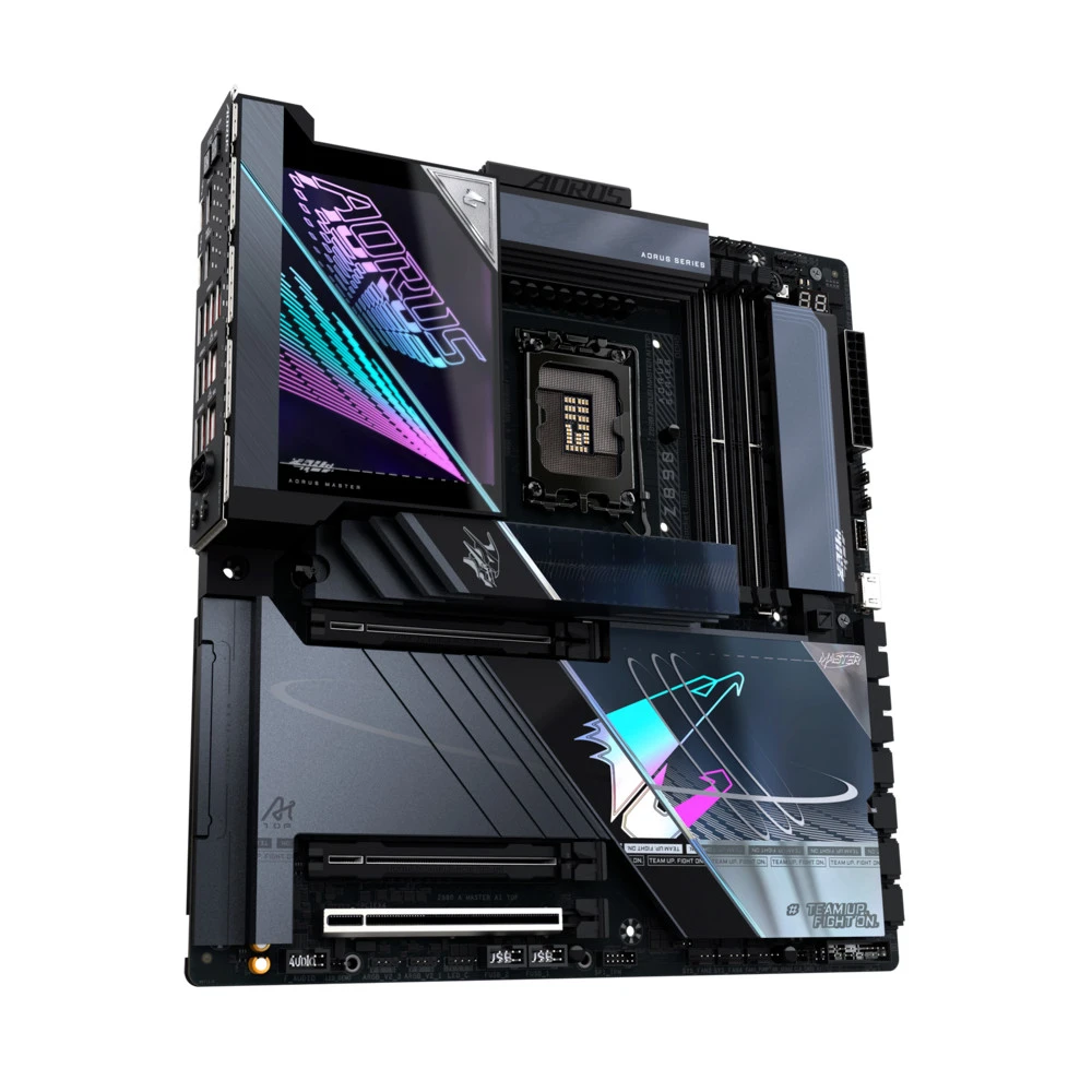 Материнская плата Gigabyte Z890 AORUS MASTER AI TOP Z890 AORUS MASTER AI TOP (REV1.0) E-ATX, LGA 1851