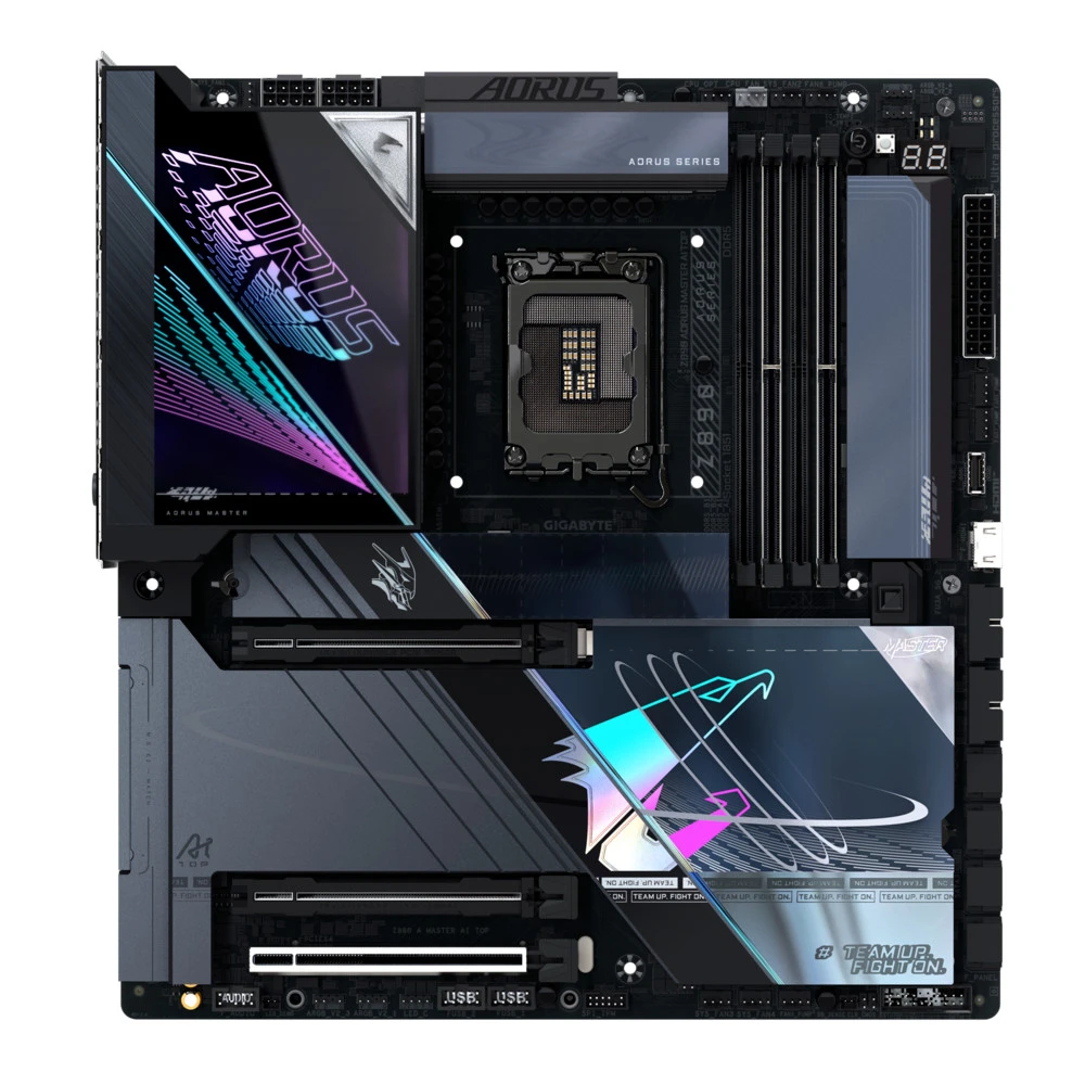 Материнская плата Gigabyte Z890 AORUS MASTER AI TOP Z890 AORUS MASTER AI TOP (REV1.0) E-ATX, LGA 1851