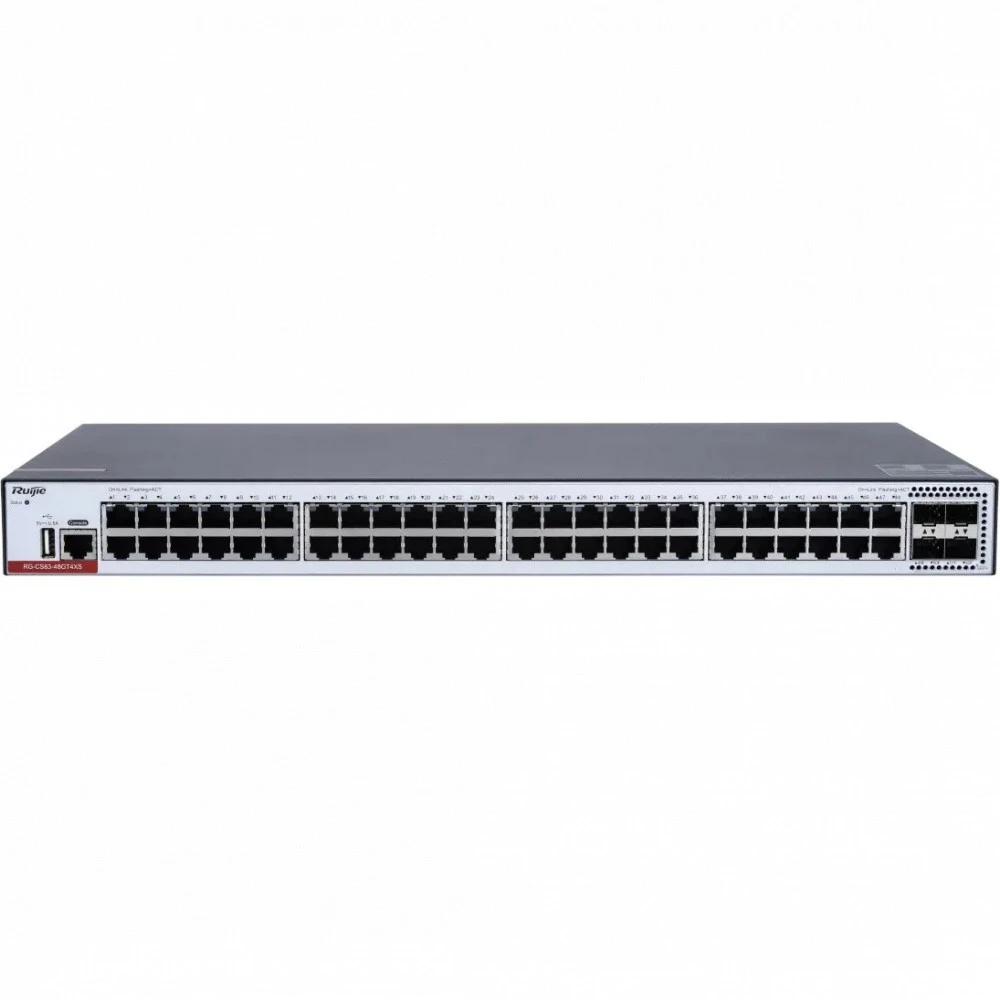 Коммутатор Ruijie RG-CS83-48GT4XS 1000 Base-T (1000 мбит/с), 4 SFP порта