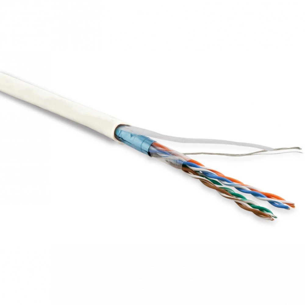 Кабель витая пара Hyperline FUTP4-C5E-P26-IN-LSZH-WH-100