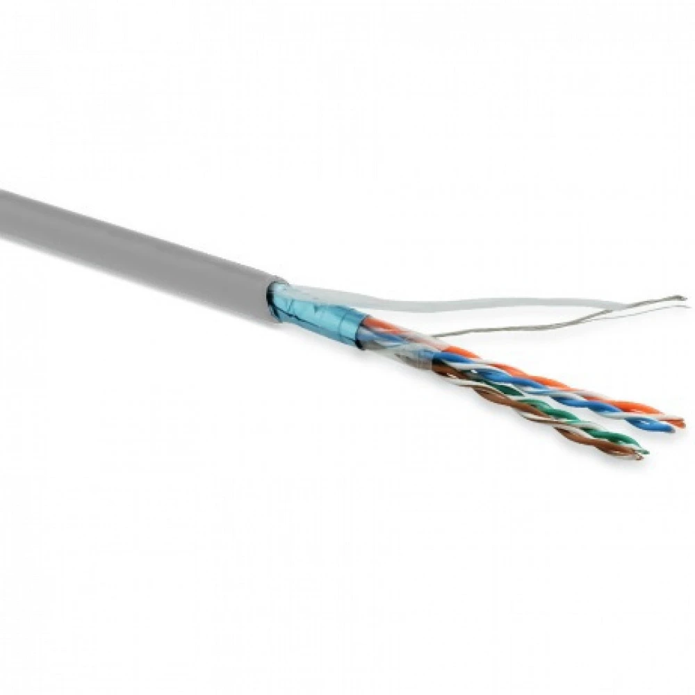Кабель витая пара Hyperline FUTP4-C5E-P26-IN-LSZH-GY-100