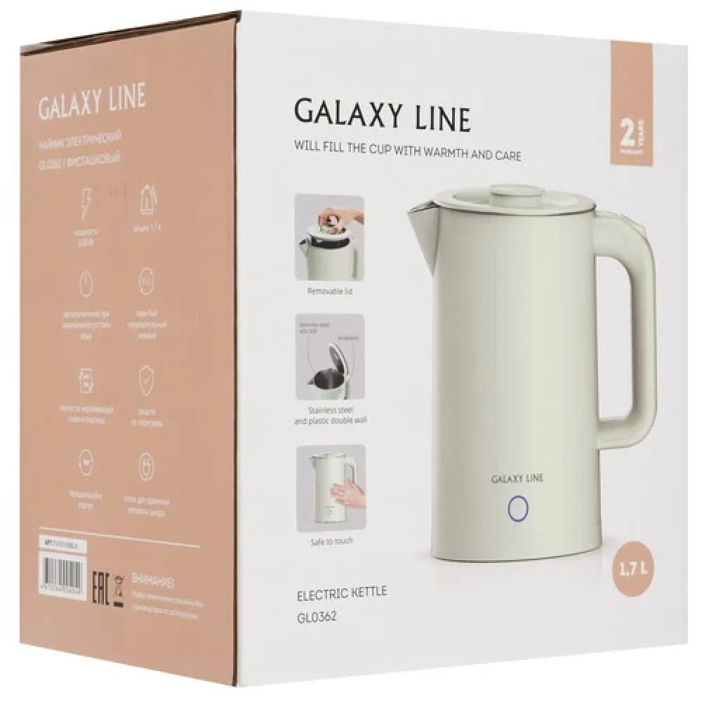 Galaxy Line GL 0362 LINE GL 0362 Чайник, 1.7 л., 2200 Вт