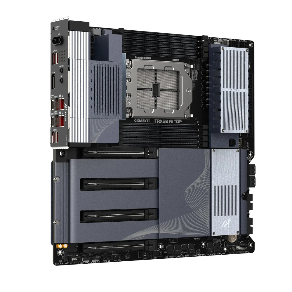 Материнская плата Gigabyte TRX50 AI TOP E-ATX, AMD sTR5