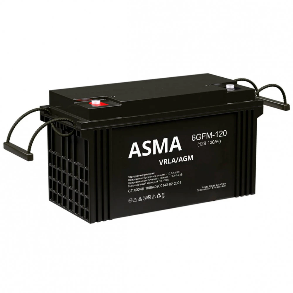 Сменные аккумуляторы АКБ для ИБП Asma 6GFM-120 12 В
