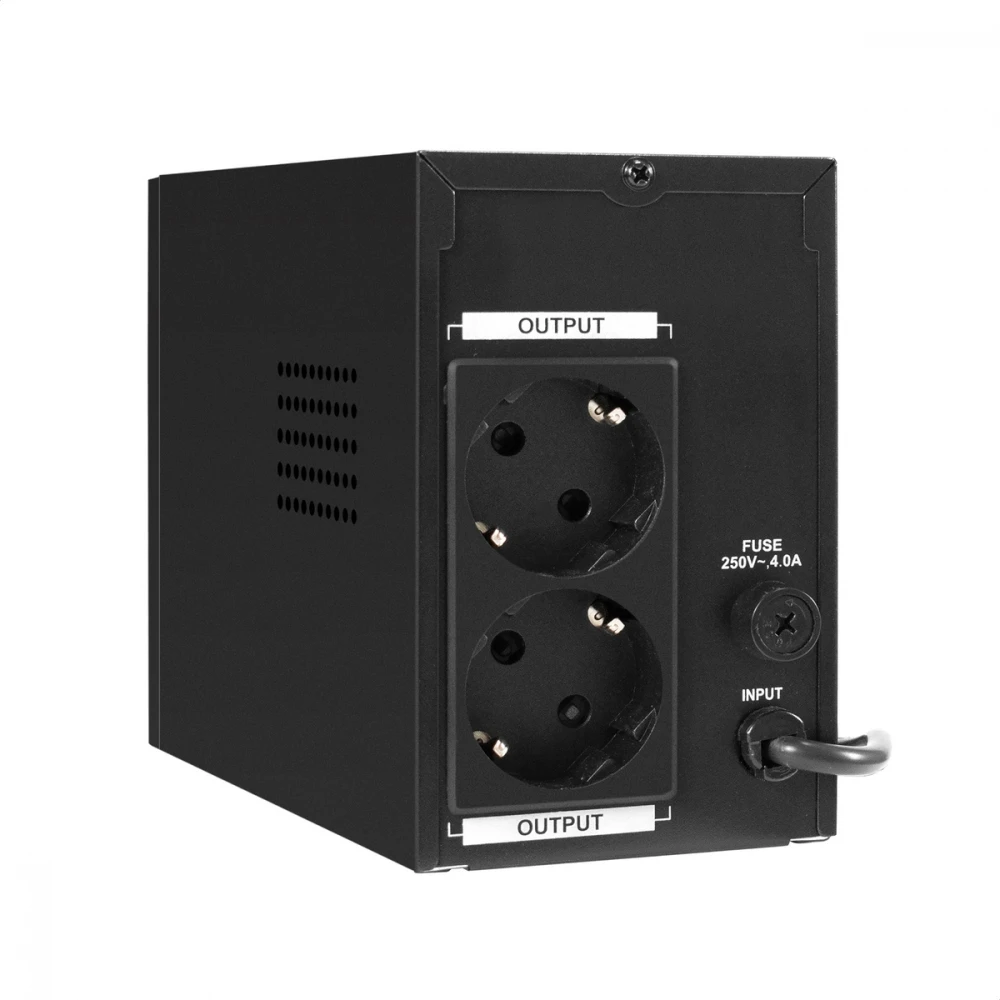 Источник бесперебойного питания ExeGate Power Smart ULB-500.LCD.AVR.2SH EX294613RUS Линейно-интерактивные, Напольный (Tower), 500 ВА, 300 Вт