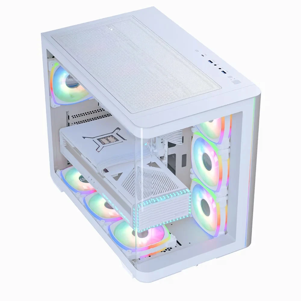 Корпус Aerocool P500C Evo P500C EVO-G-WT-V1 Mid-Tower