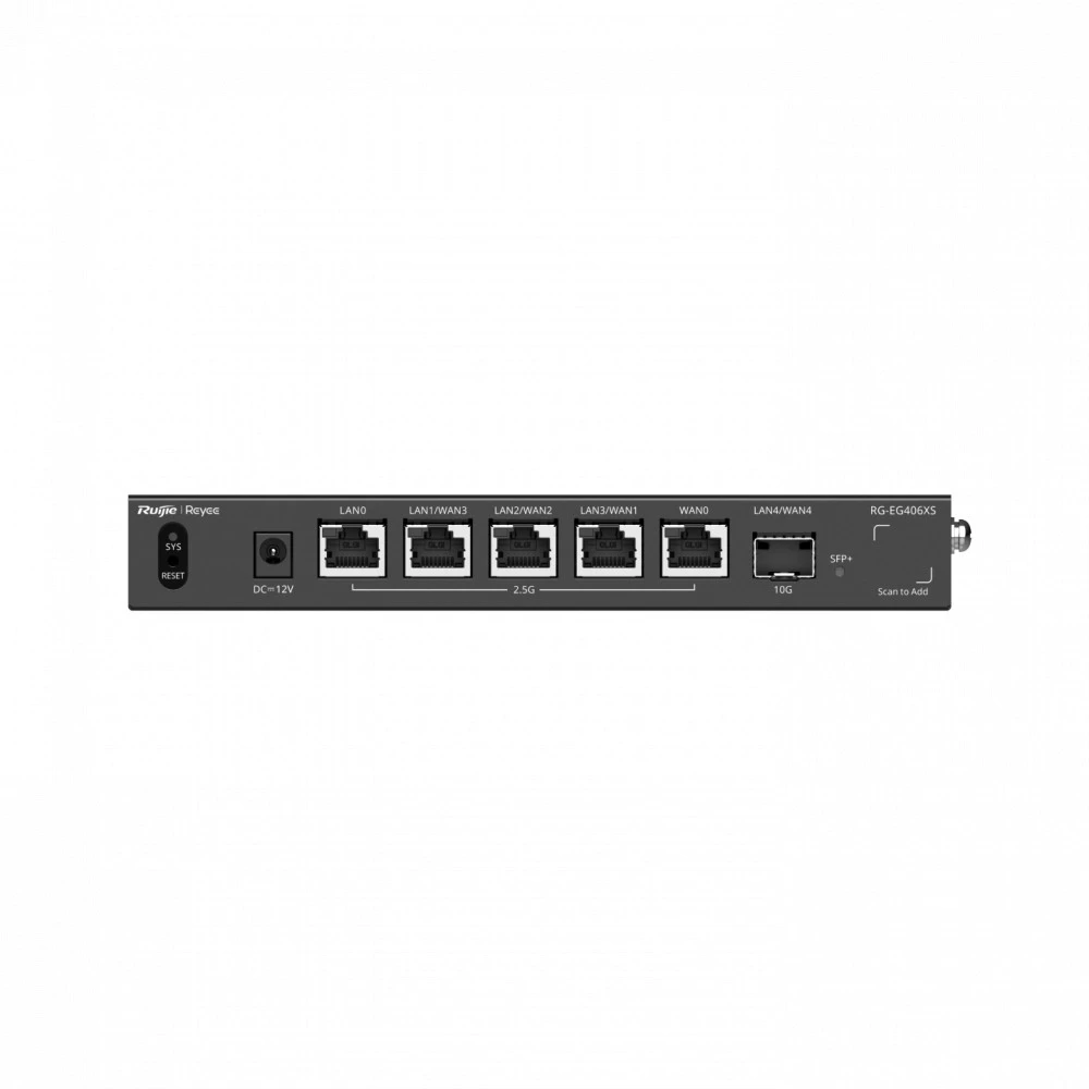 Маршрутизатор Ruijie RG-EG406XS 10/100/1000/2500 Base-T (2500 мбит/с)
