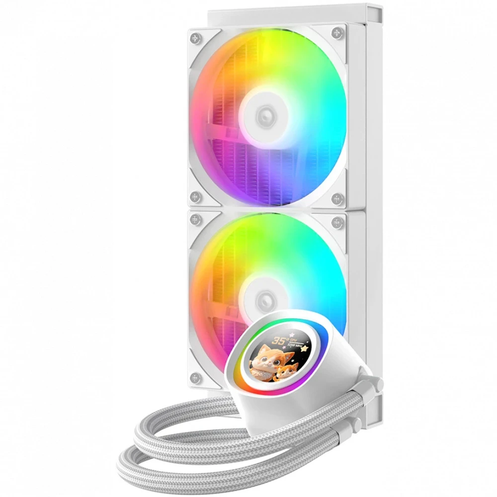 Система охлаждения ID-Cooling FX240 LCD WHITE Для процессора