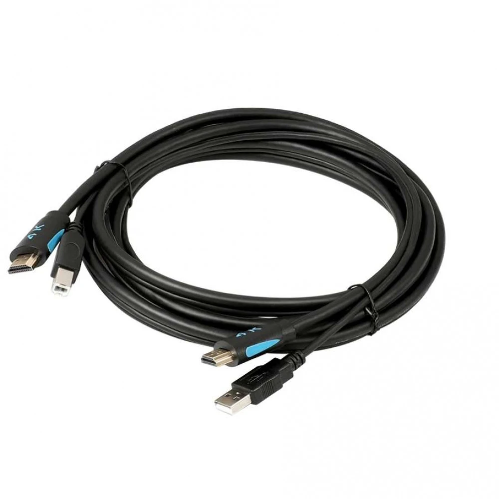 Кабель интерфейсный SmartBuy Кабель KVM USB+HDMI, 4K, 1.5m, TeslaSmart 0012547 USB Type A - HDMI