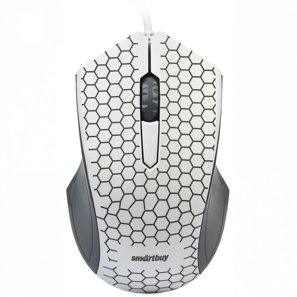 Мышь SmartBuy ONE 334 White SBM-334-W Бюджетные, Проводная