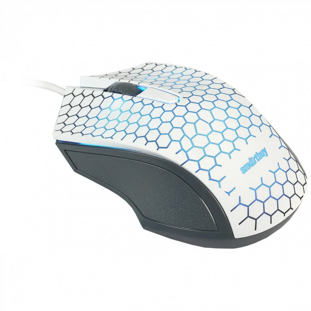 Мышь SmartBuy ONE 334 White SBM-334-W Бюджетные, Проводная