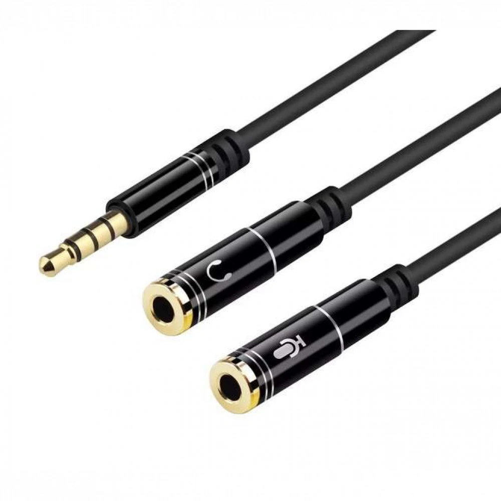 Аксессуар для аудиотехники NO NAME Переходник 2*Audio(f) 3.5mm - Audio(m) 3.5mm 0000880