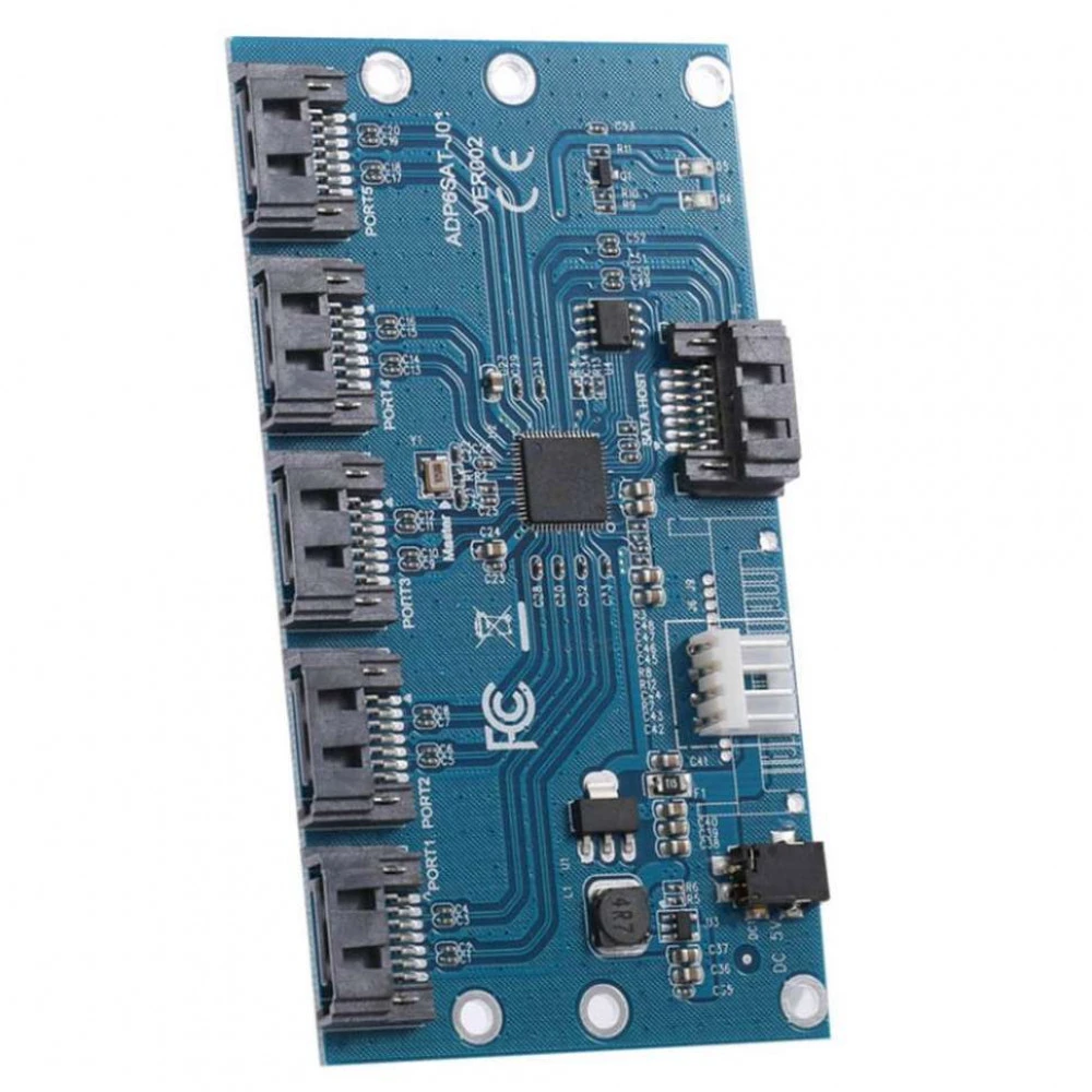 Аксессуар для ПК и Ноутбука NO NAME Плата расширения SATA (Splitter 1x5) 0012853 Плата