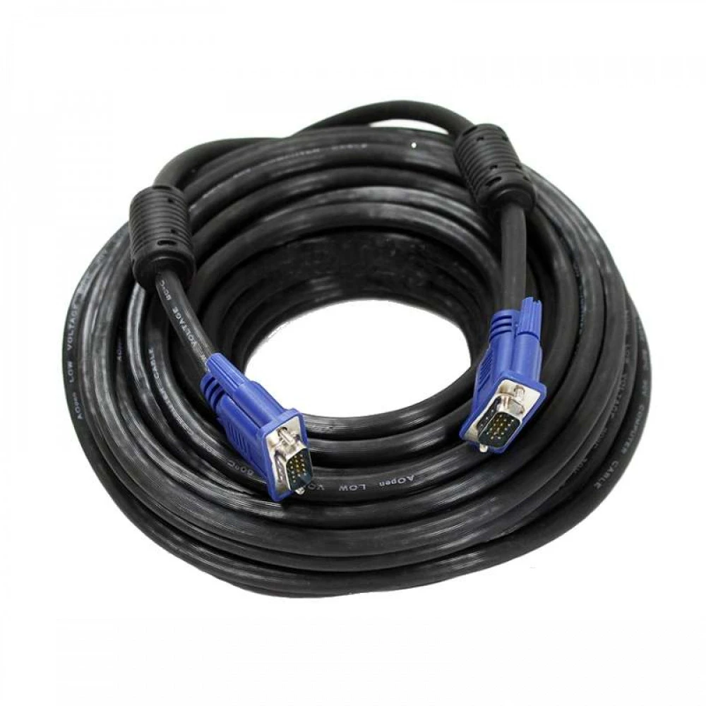 Кабель интерфейсный NO NAME Кабель VGA/VGA 15m 0000770 D-SUB (VGA) - D-SUB (VGA)