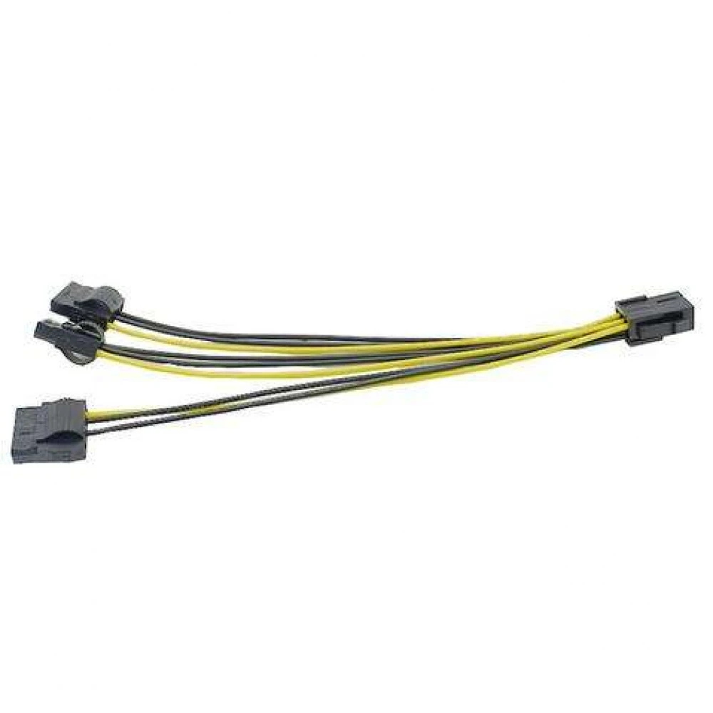 Кабель питания NO NAME 6Pin на 3xMolex, 20см, 6Pin - 3xMolex 0012920