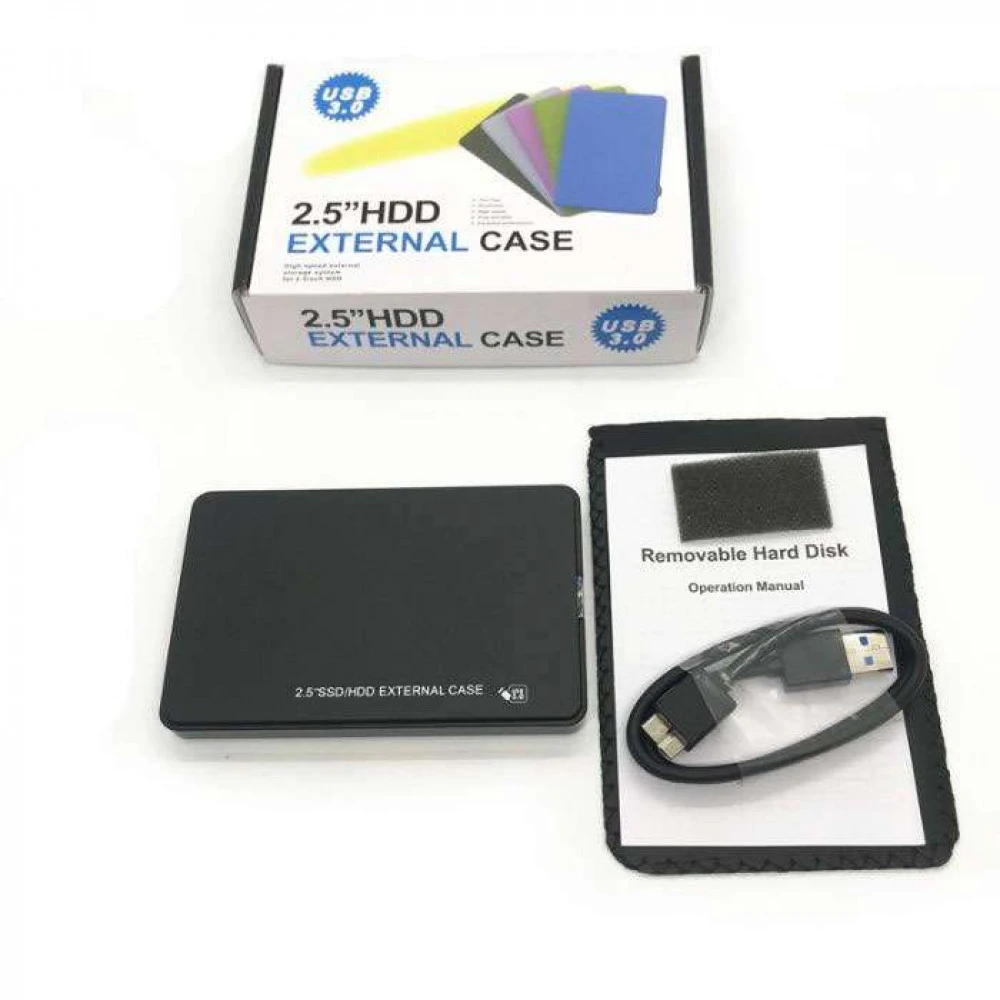 Аксессуар для жестких дисков NO NAME Корпус внешнего жесткого диска USB 3.0 SATA 2.5" OEM 0012561