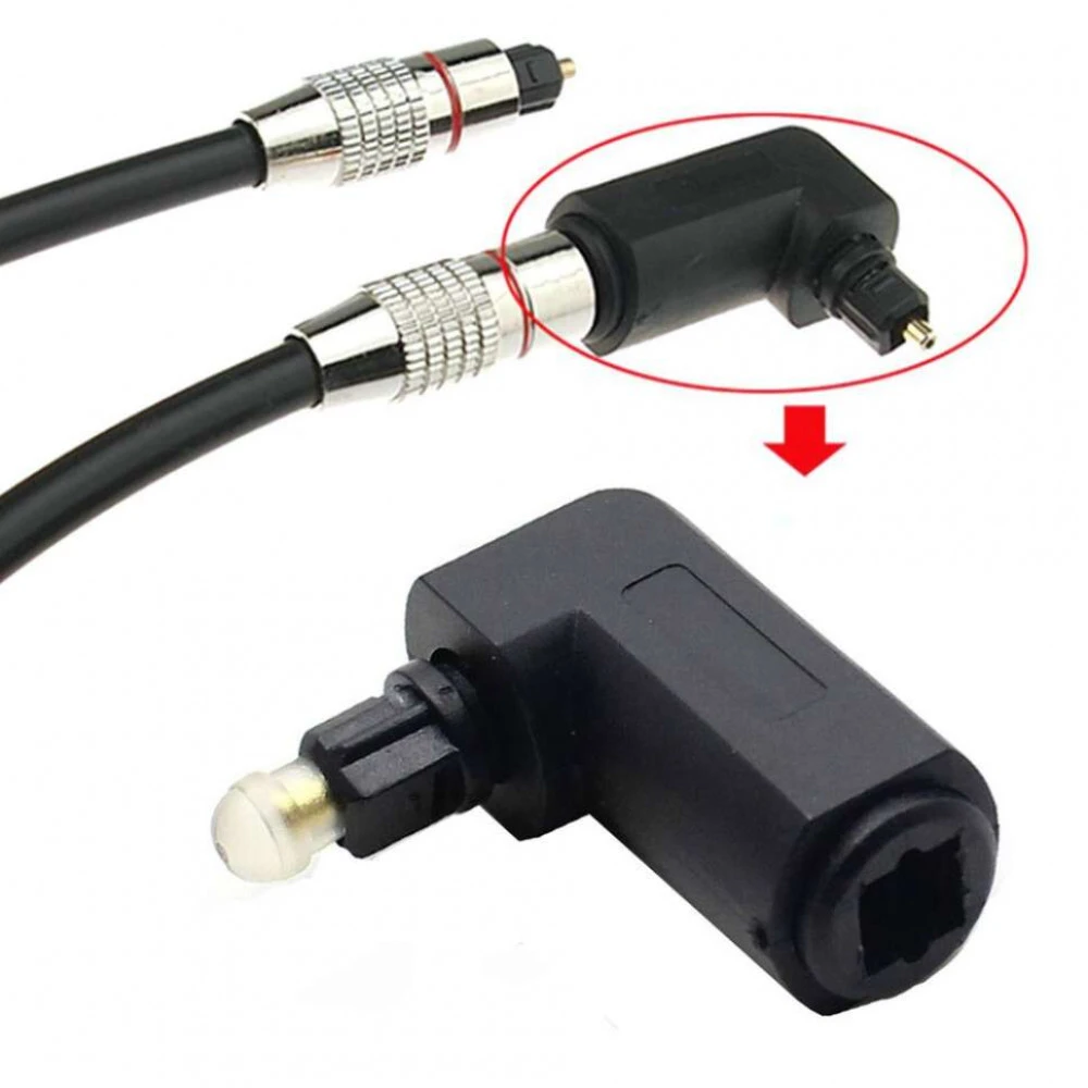 Аксессуар для аудиотехники NO NAME Переходник Toslink(f) - Toslink(m) 90° 0013269