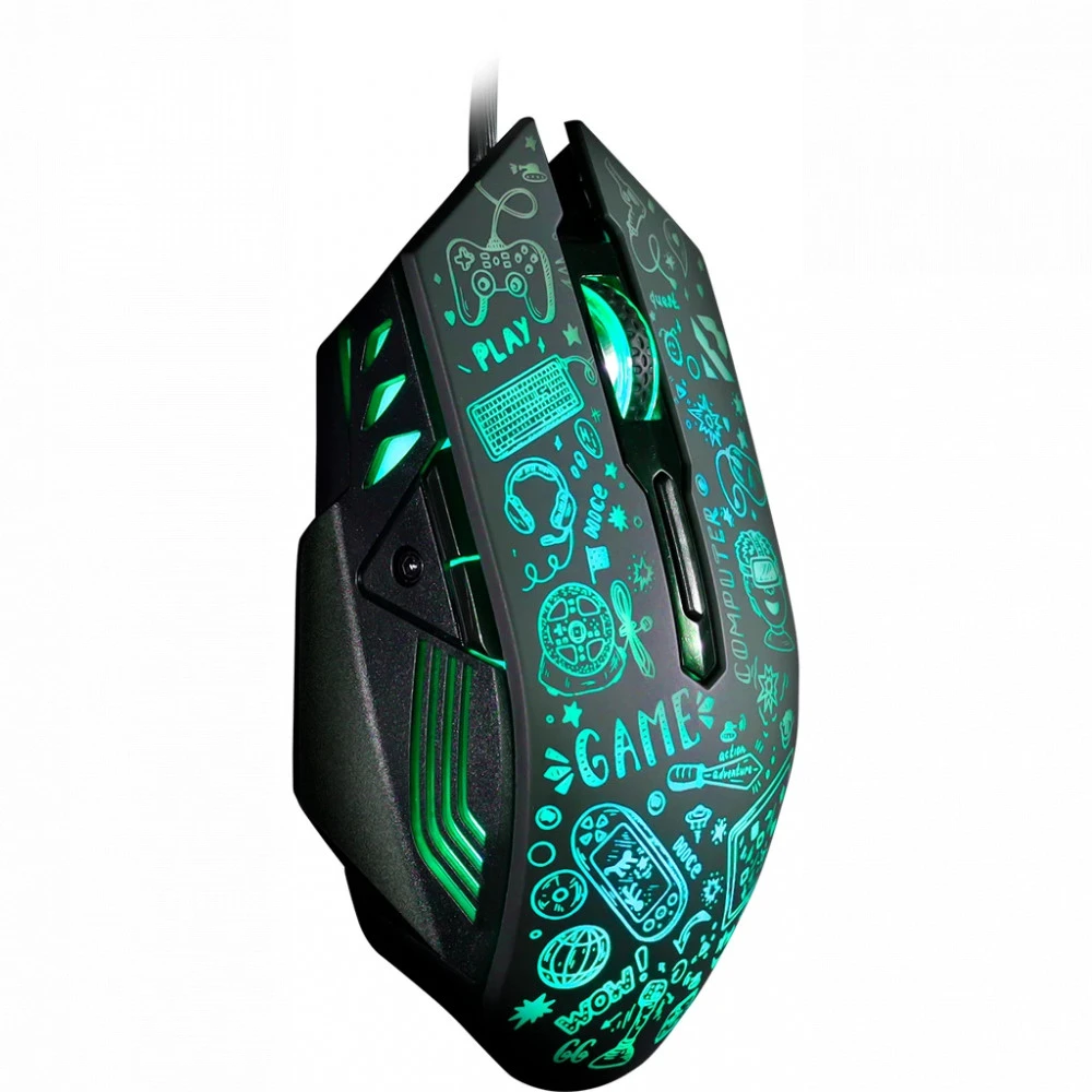 Мышь SmartBuy RUSH X15 Black SBM-745G-K Игровые, Проводная