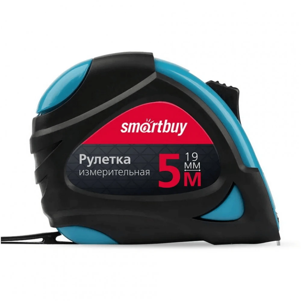 SmartBuy Рулетка измерительная, 5мх19мм, прорезиненный корпус 0013945