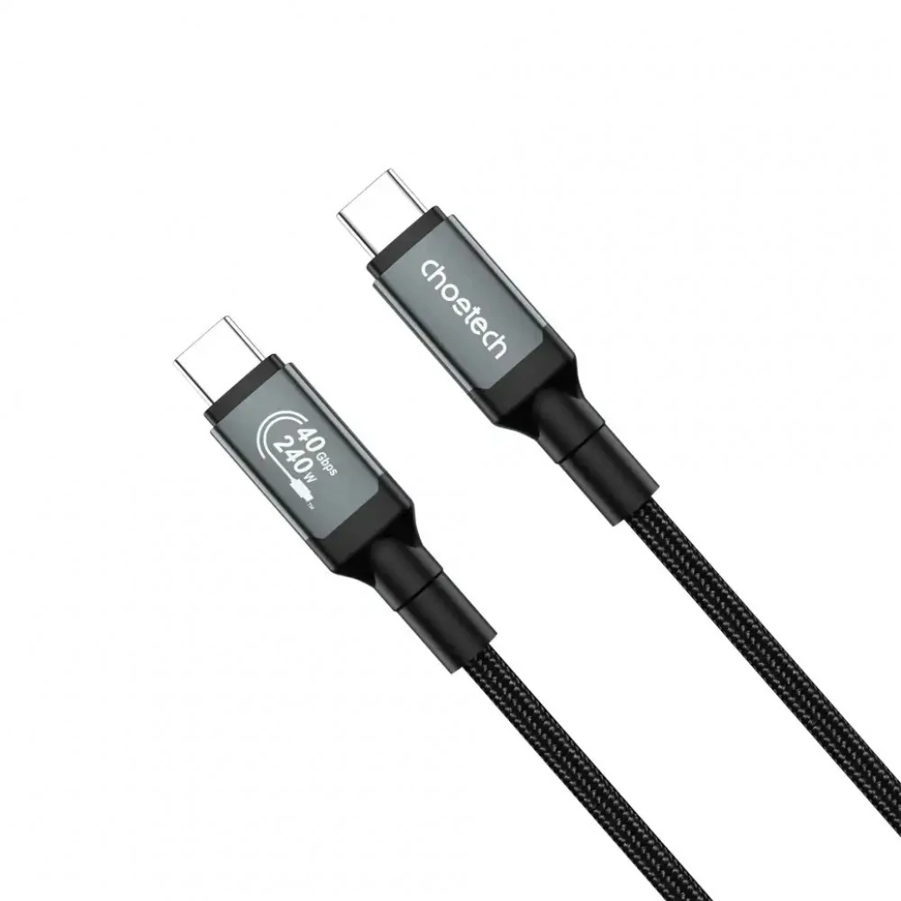 Кабель интерфейсный Choetech USB C - USB C, 4.0 Gen3, 40Gbps 0014055 USB Type C - USB Type C