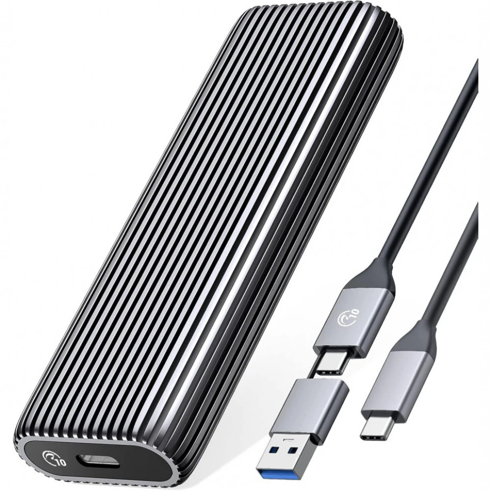 Аксессуар для жестких дисков ORICO NVME M-Key/B&M-Key USB 3.2 Gen 2 ORICO-AM2C3-G2-GY-BP