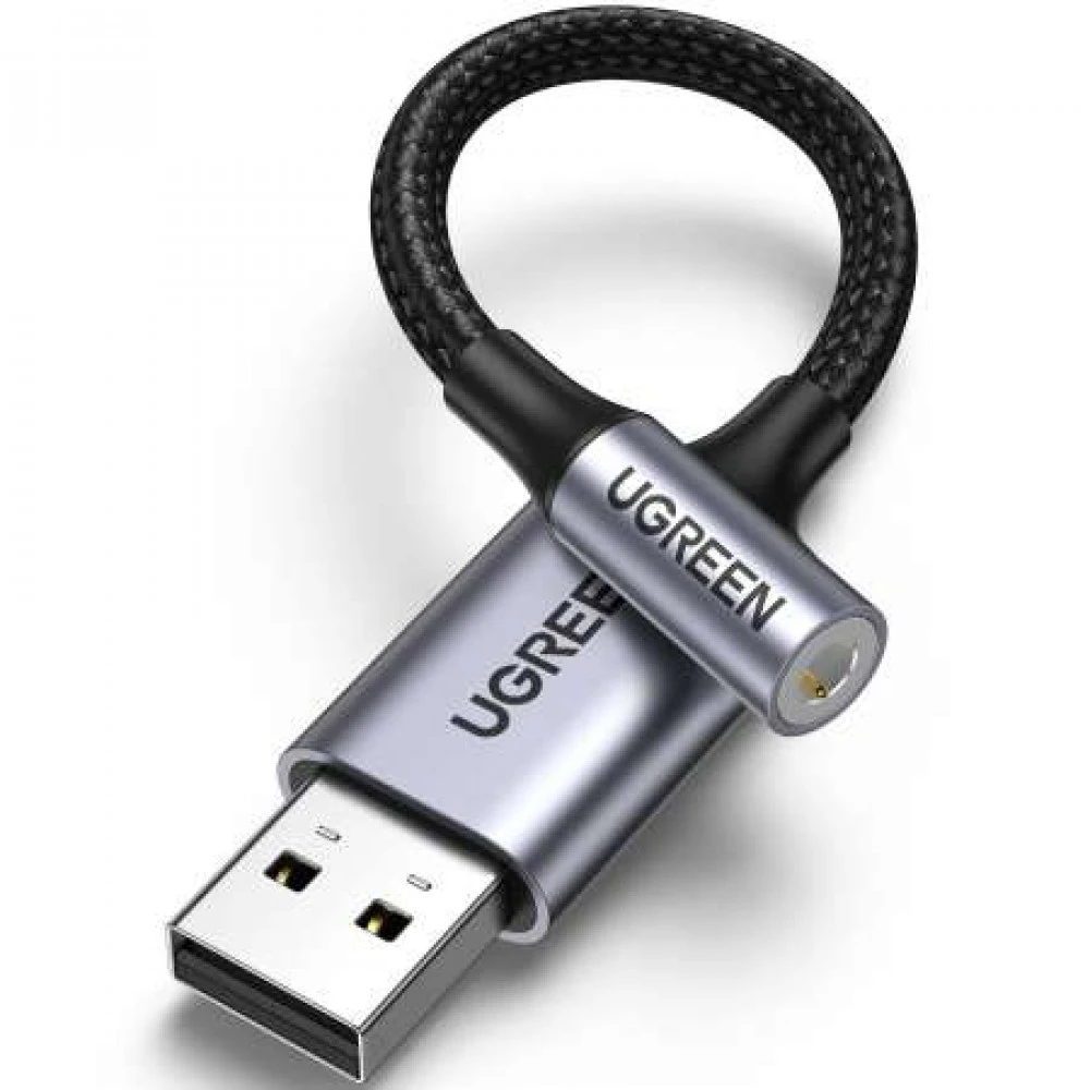 Кабель интерфейсный UGREEN CM477 30757 MINI JACK 3.5 (input) - USB Type A