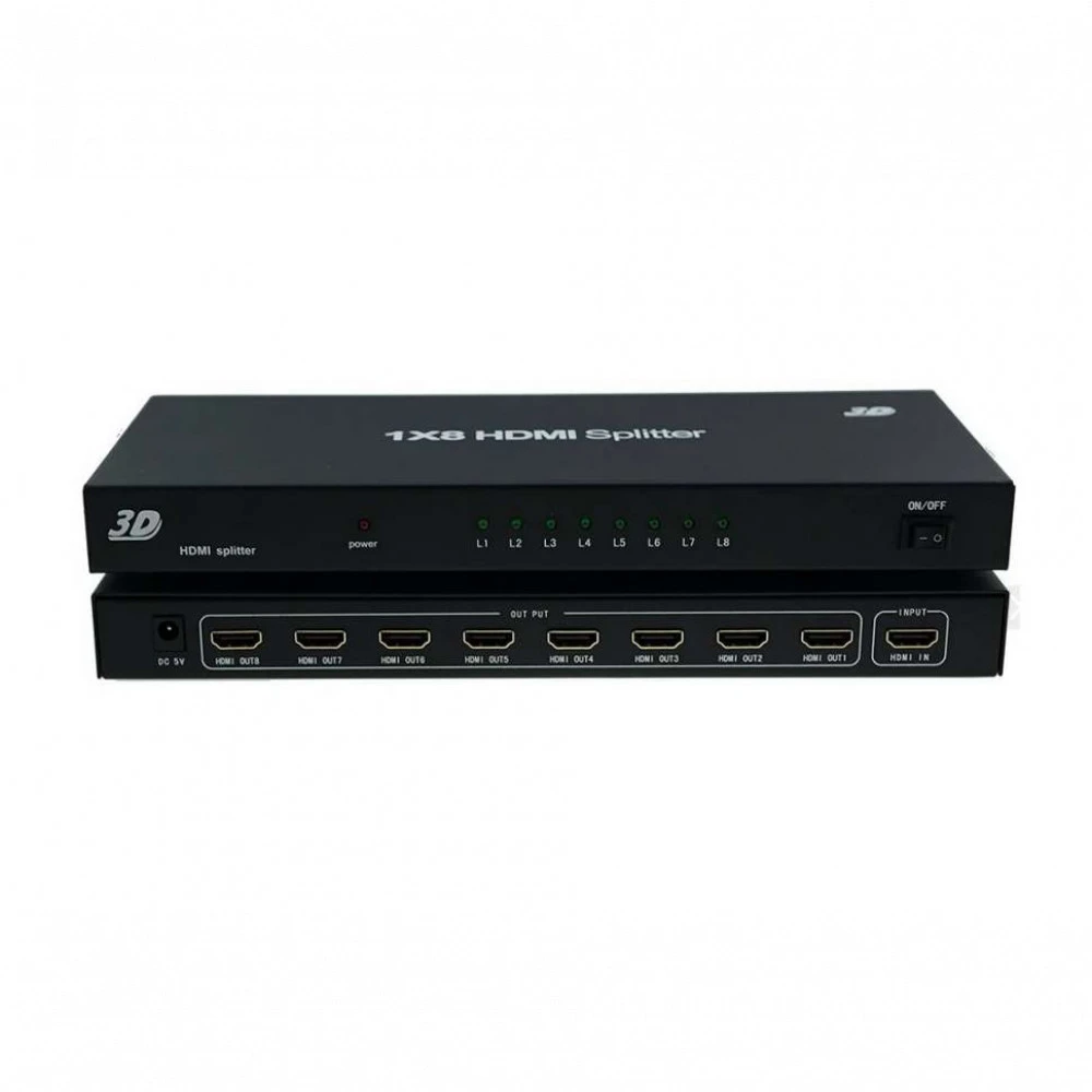 Аксессуар для видеокамер NO NAME HDMI Splitter 8 port 0000933