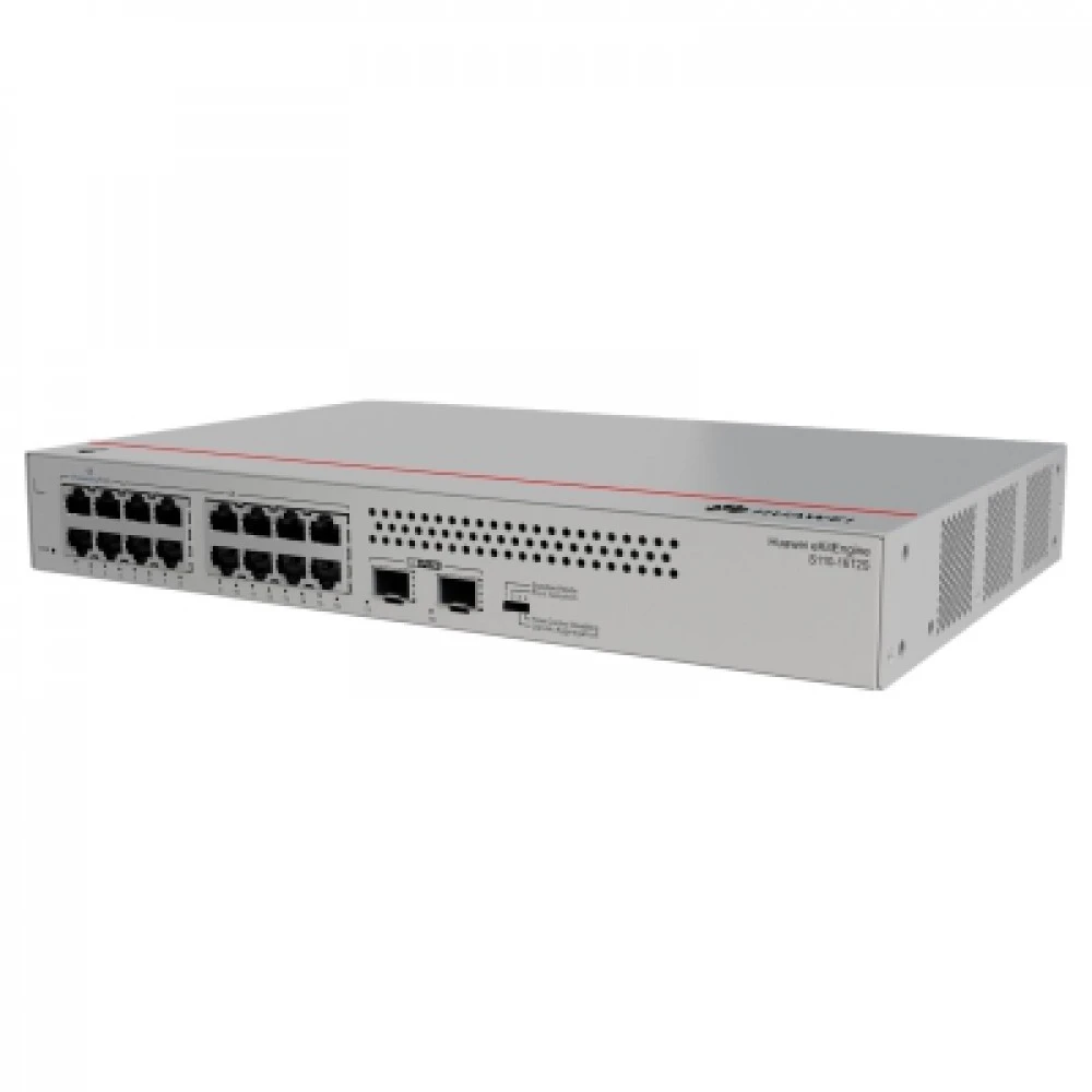 Коммутатор Huawei S110-16T2S 1000 Base-T (1000 мбит/с), 2 SFP порта