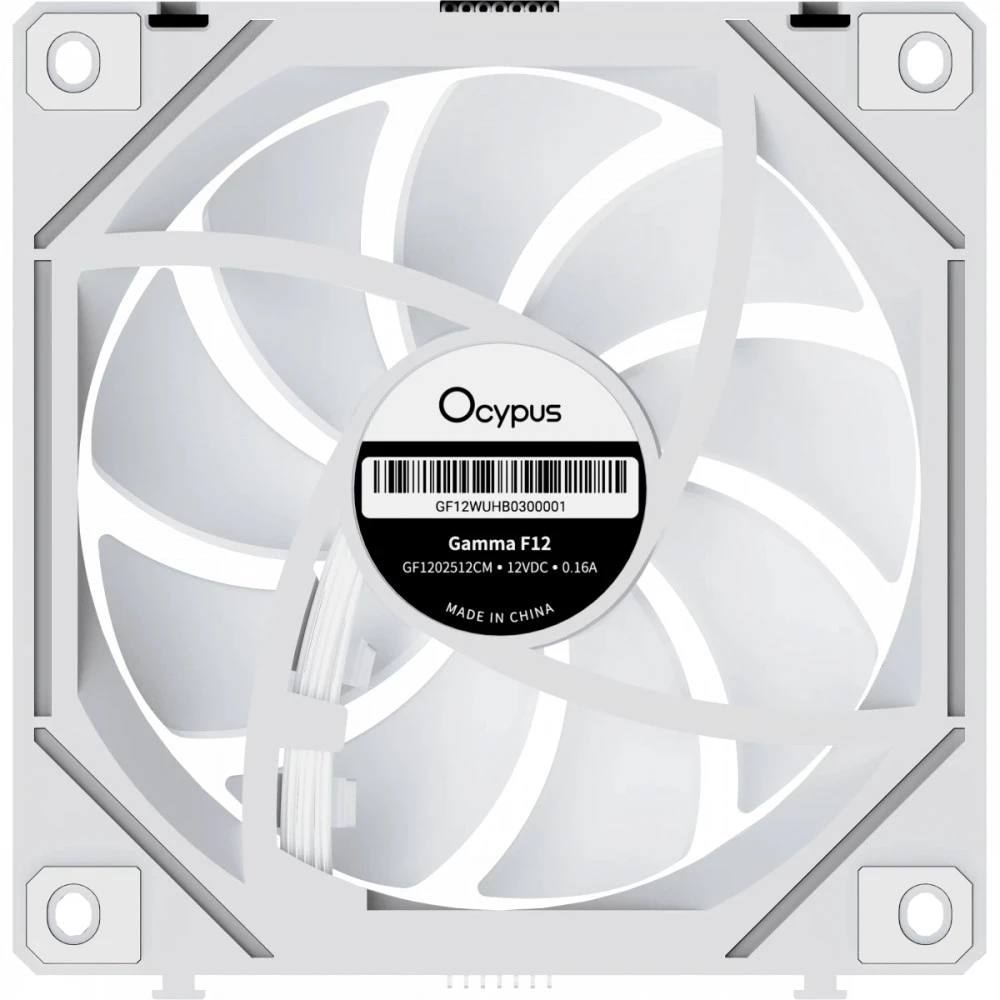 Система охлаждения Ocypus Gamma F12 UNI WH ARGB 3-IN-1 Gamma-F12-WH3AM00U-GL Для системного блока